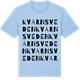 Blue Soul t-shirt med Kvarnsveden ordlek t-shirt