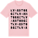 Pink Cotton t-shirt med Kvarntorget ordlek t-shirt