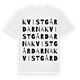 Kvistgårdarna ordlek t-shirt