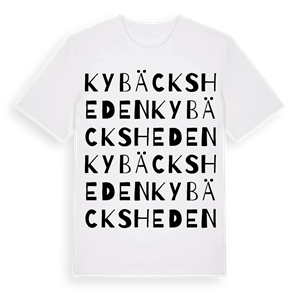 Kybäcksheden ordlek t-shirt – ekologisk bomull t-shirt från Pinshirt
