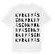 Kyrkbyåsen ordlek t-shirt