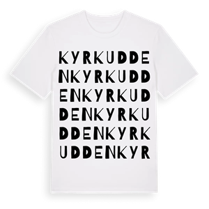 Kyrkudden ordlek t-shirt – ekologisk bomull t-shirt från Pinshirt