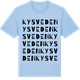 Blue Soul t-shirt med Kysveden ordlek t-shirt