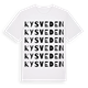 Kysveden ordlek t-shirt