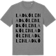 Mid Heather Gray t-shirt med Ladkölen ordlek t-shirt