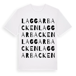 Laggarbacken ordlek t-shirt – ekologisk bomull t-shirt från Pinshirt