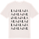 Vintage White t-shirt med Laja ordlek t-shirt