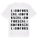 Landforsen ordlek t-shirt