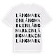 Långmarken ordlek t-shirt