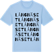 Blue Soul t-shirt med Långnäset ordlek t-shirt