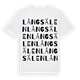 Långsälen ordlek t-shirt