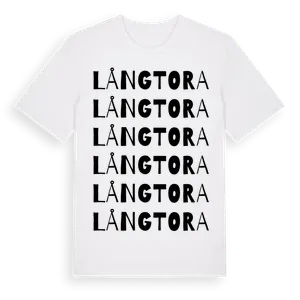 Långtora ordlek t-shirt – ekologisk bomull t-shirt från Pinshirt
