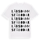 Länsdamms fäbodar ordlek t-shirt
