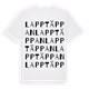 Lapptäppan ordlek t-shirt