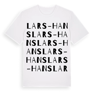 Lars-Hans ordlek t-shirt – ekologisk bomull t-shirt från Pinshirt