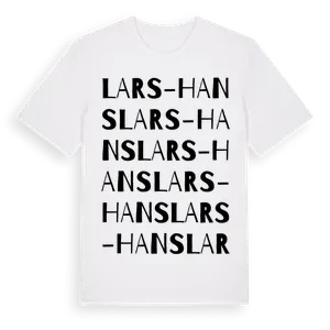 Lars-Hans ordlek t-shirt – ekologisk bomull t-shirt från Pinshirt