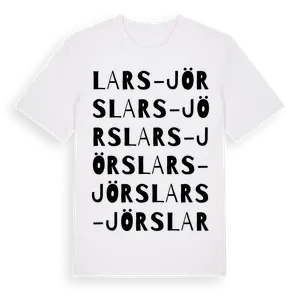 Lars-Jörs ordlek t-shirt – ekologisk bomull t-shirt från Pinshirt