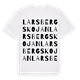 Larsbergskojan ordlek t-shirt