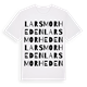 Larsmorheden ordlek t-shirt