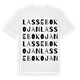 Lassebokojan ordlek t-shirt
