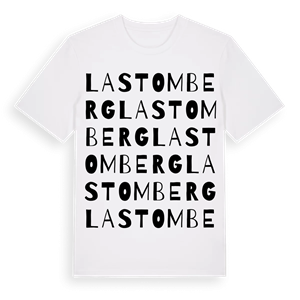 Lastomberg ordlek t-shirt – ekologisk bomull t-shirt från Pinshirt