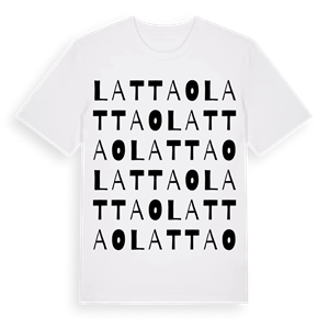 Lattao ordlek t-shirt – ekologisk bomull t-shirt från Pinshirt