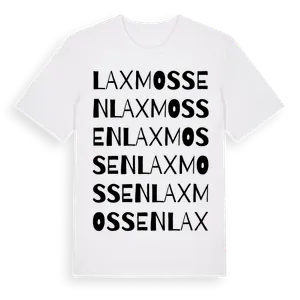 Laxmossen ordlek t-shirt – ekologisk bomull t-shirt från Pinshirt