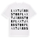 Laxtjärnstorp ordlek t-shirt