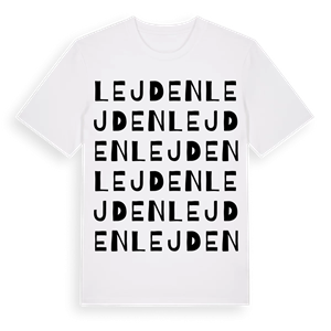 Lejden ordlek t-shirt – ekologisk bomull t-shirt från Pinshirt