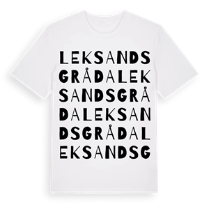 Leksands Gråda ordlek t-shirt – ekologisk bomull t-shirt från Pinshirt