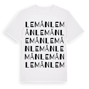 Lemån ordlek t-shirt – ekologisk bomull t-shirt från Pinshirt
