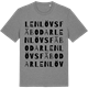 Mid Heather Gray t-shirt med Lenlövs fäbodar ordlek t-shirt