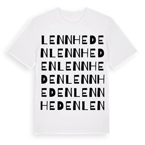Lennheden ordlek t-shirt – ekologisk bomull t-shirt från Pinshirt