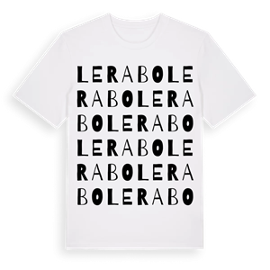 Lerabo ordlek t-shirt – ekologisk bomull t-shirt från Pinshirt
