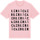 Pink Cotton t-shirt med Lerbäcken ordlek t-shirt