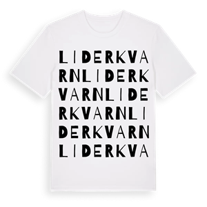 Liderkvarn ordlek t-shirt – ekologisk bomull t-shirt från Pinshirt