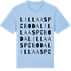Blue Soul t-shirt med Lilla Aspeboda ordlek t-shirt