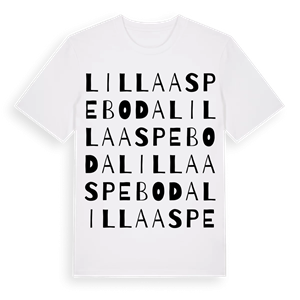 Lilla Aspeboda ordlek t-shirt – ekologisk bomull t-shirt från Pinshirt