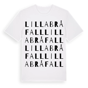 Lilla Bråfall ordlek t-shirt – ekologisk bomull t-shirt från Pinshirt