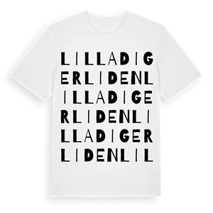 Lilla Digerliden ordlek t-shirt – ekologisk bomull t-shirt från Pinshirt