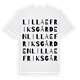 Lilla Efriksgården ordlek t-shirt