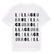 Lilla Grubbo ordlek t-shirt