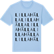 Blue Soul t-shirt med Lilla Hälla ordlek t-shirt
