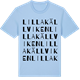 Blue Soul t-shirt med Lilla Källviken ordlek t-shirt