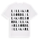 Lilla Karlborn ordlek t-shirt