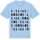 Blue Soul t-shirt med Lilla Klingsbo ordlek t-shirt