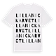 Lilla Nickarvet ordlek t-shirt