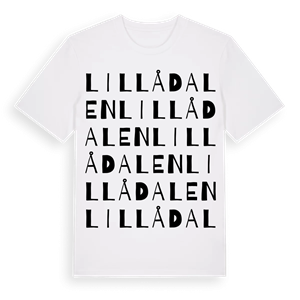 Lillådalen ordlek t-shirt – ekologisk bomull t-shirt från Pinshirt