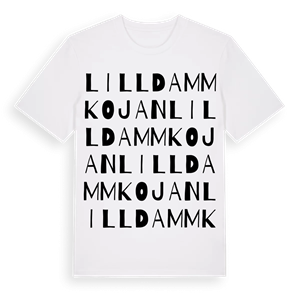 Lilldammkojan ordlek t-shirt – ekologisk bomull t-shirt från Pinshirt