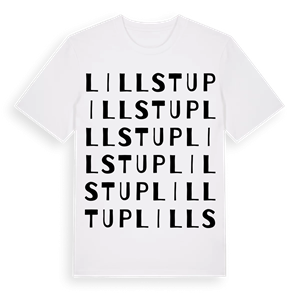 Lillstup ordlek t-shirt – ekologisk bomull t-shirt från Pinshirt